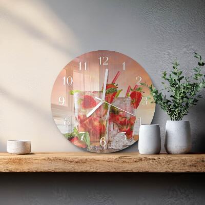 Orologio rotondo Fragole