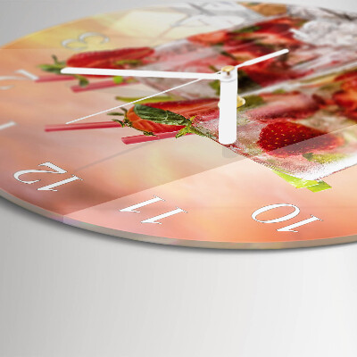 Orologio rotondo Fragole