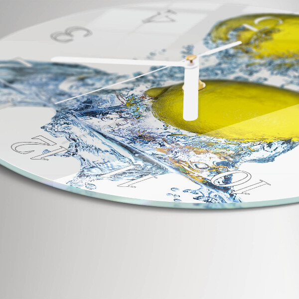 Orologio rotondo Limoni in acqua