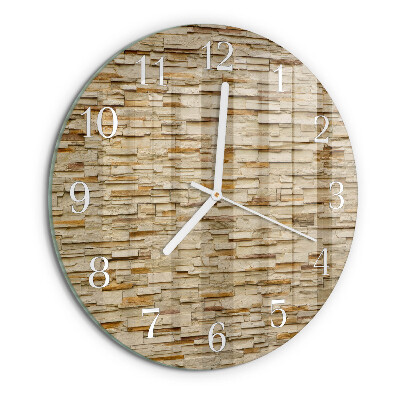 Orologio rotondo Pietra decorativa
