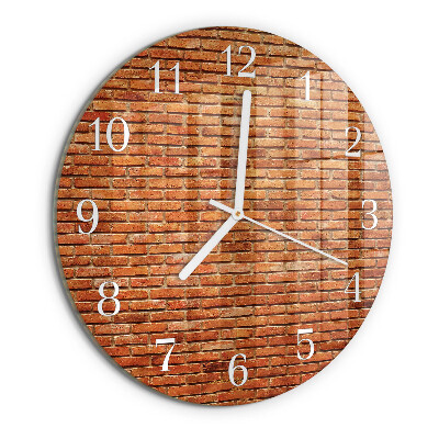 Orologio rotondo mattoni