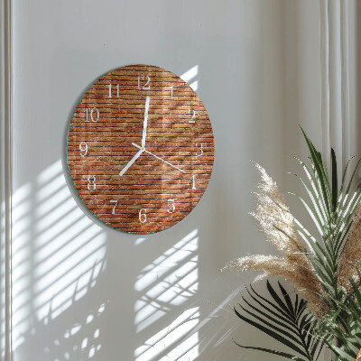 Orologio rotondo mattoni
