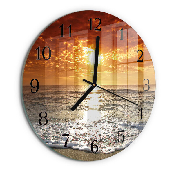 Orologio rotondo Spiaggia Mare