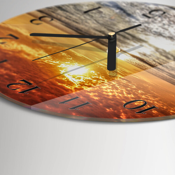 Orologio rotondo Spiaggia Mare