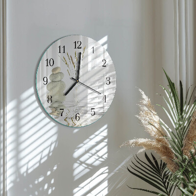 Orologio rotondo Pietre