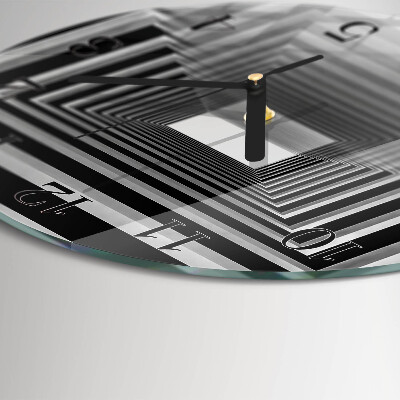 Orologio rotondo Tunnel 3D