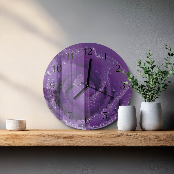 Orologio rotondo Rosa