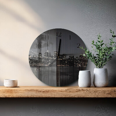 Orologio rotondo Ponte orizzontale