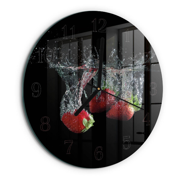 Orologio rotondo Fragole