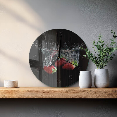 Orologio rotondo Fragole
