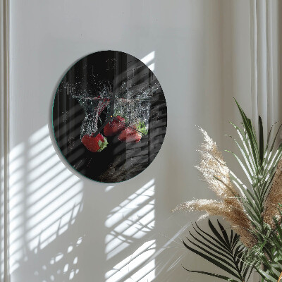 Orologio rotondo Fragole