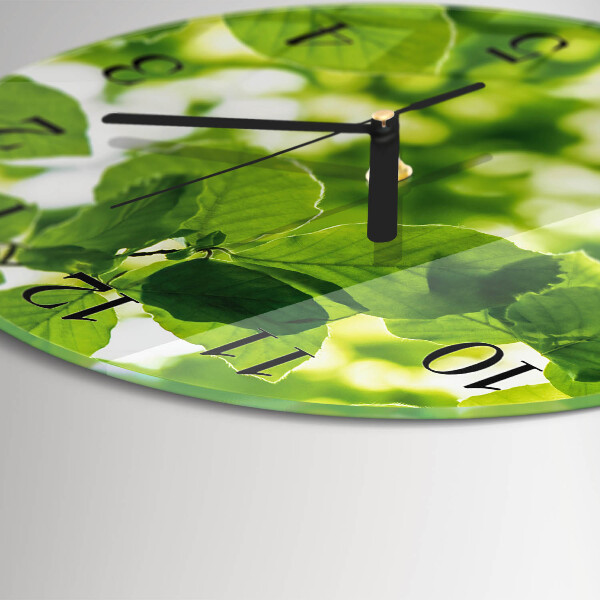 Orologio rotondo Foglie