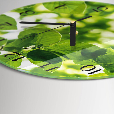 Orologio rotondo Foglie