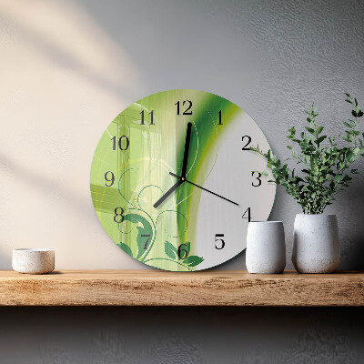 Orologio rotondo Motivo floreale