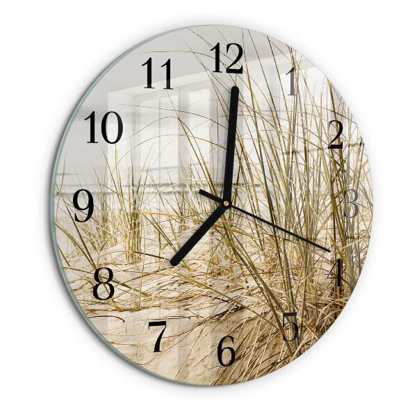 Orologio rotondo Erba da spiaggia