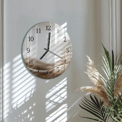 Orologio rotondo Linee astratte