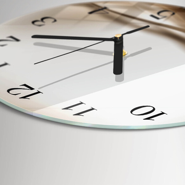 Orologio rotondo Linee astratte