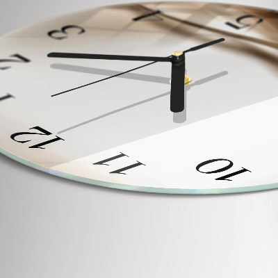 Orologio rotondo Linee astratte