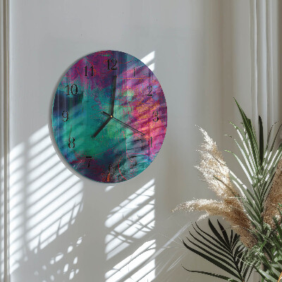 Orologio rotondo Pittura colorata