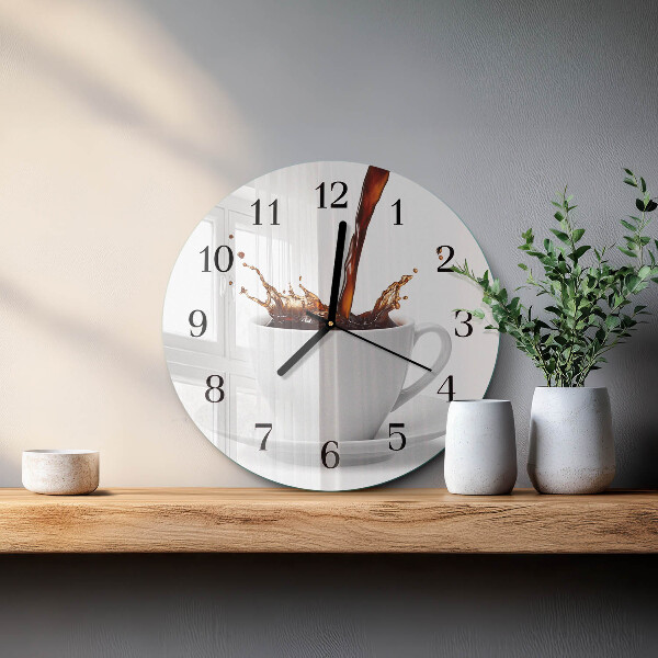 Orologio rotondo Tazza di caffè