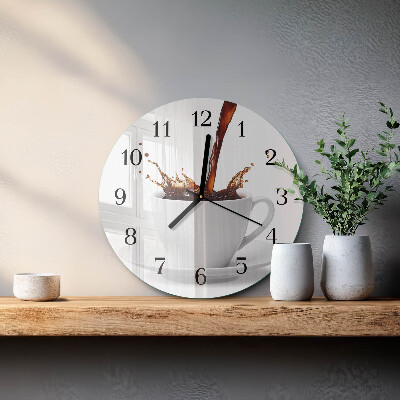 Orologio rotondo Tazza di caffè