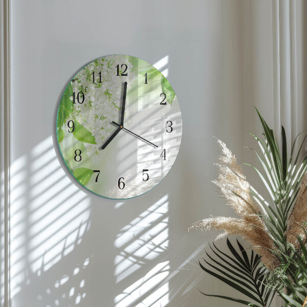 Orologio rotondo Foglie