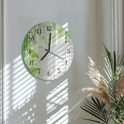 Orologio rotondo Foglie