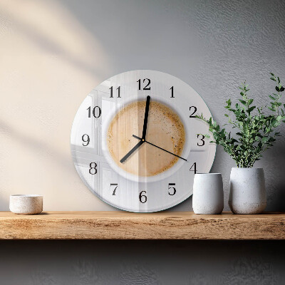 Orologio rotondo Tazza di caffè