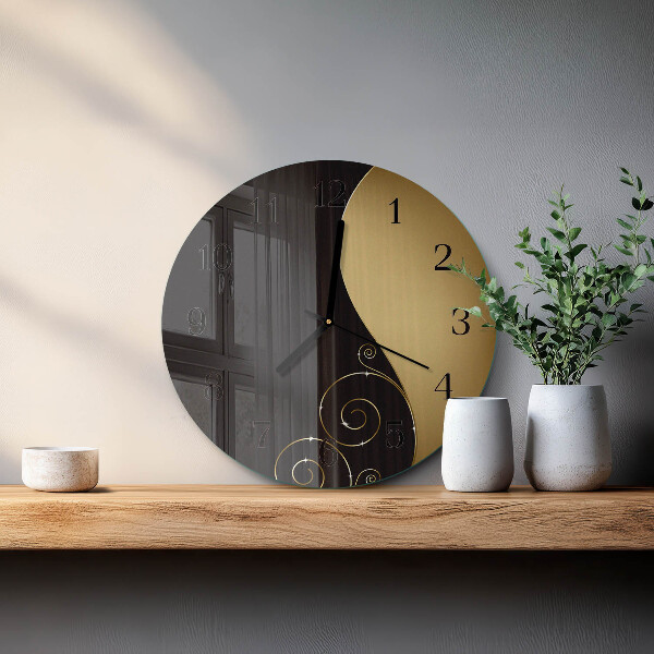 Orologio rotondo Arte astratta