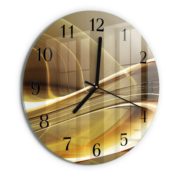 Orologio rotondo Linee astratte