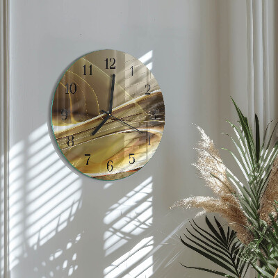 Orologio rotondo Linee astratte