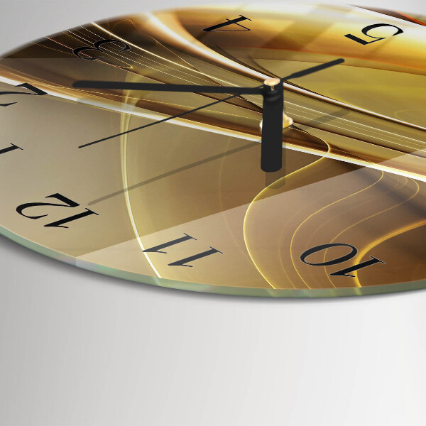 Orologio rotondo Linee astratte