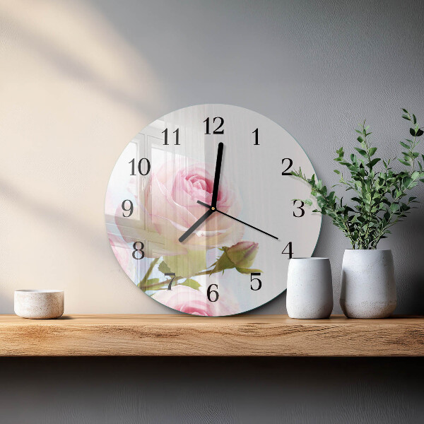 Orologio rotondo Rosa