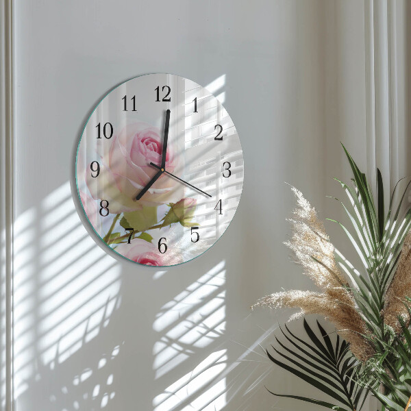 Orologio rotondo Rosa