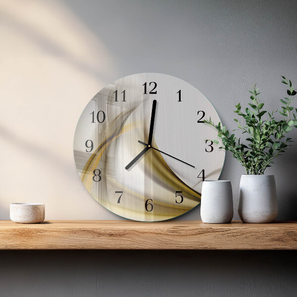 Orologio rotondo Linee astratte