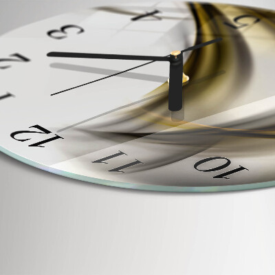 Orologio rotondo Linee astratte