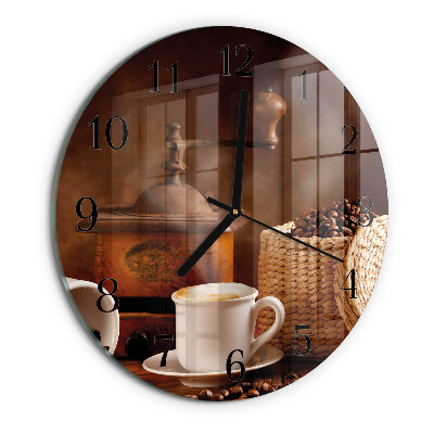 Orologio rotondo Tazza di caffè