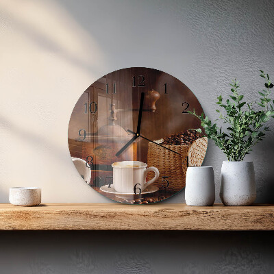 Orologio rotondo Tazza di caffè