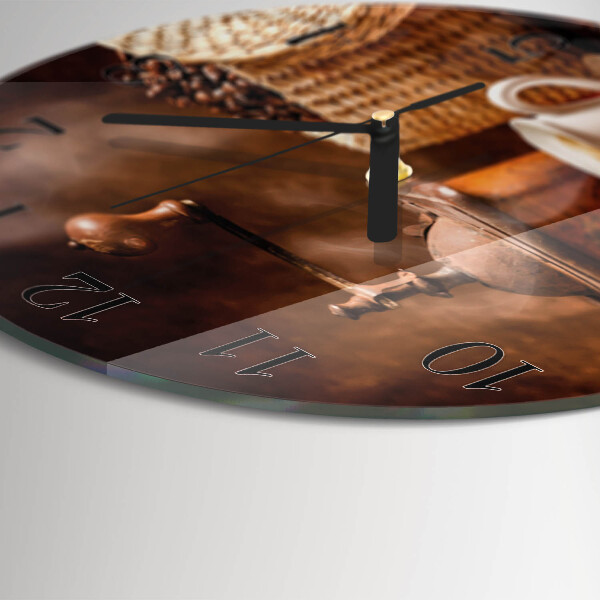 Orologio rotondo Tazza di caffè