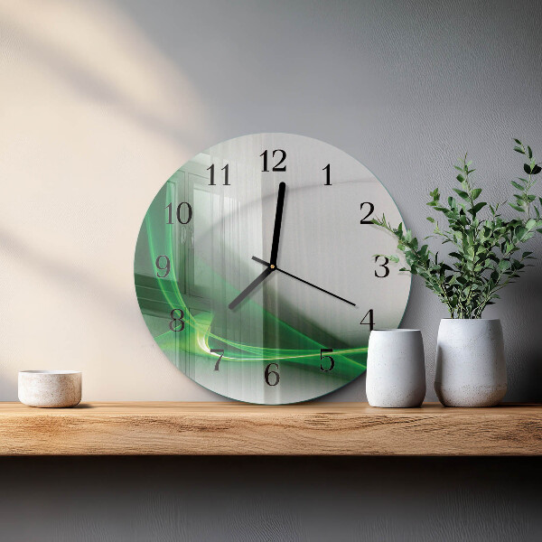 Orologio rotondo Linee astratte