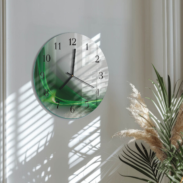 Orologio rotondo Linee astratte