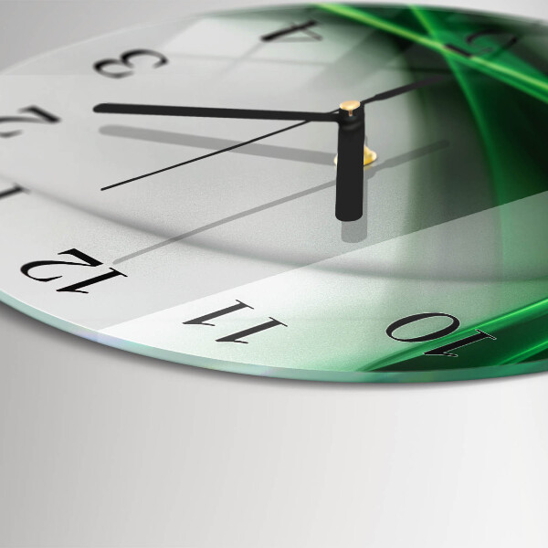Orologio rotondo Linee astratte