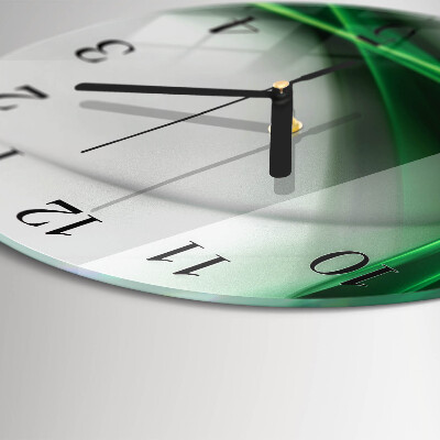 Orologio rotondo Linee astratte