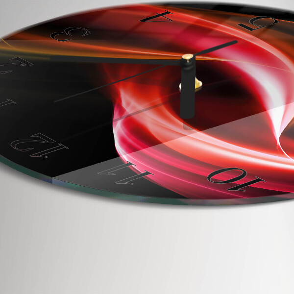 Orologio rotondo Linee astratte
