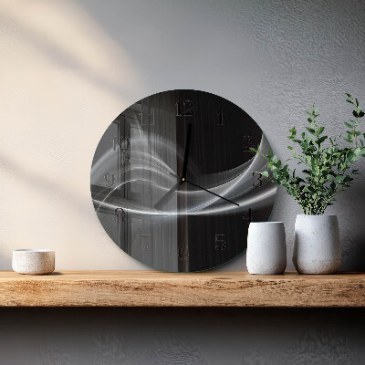 Orologio rotondo Linee astratte
