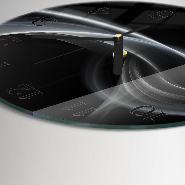 Orologio rotondo Linee astratte