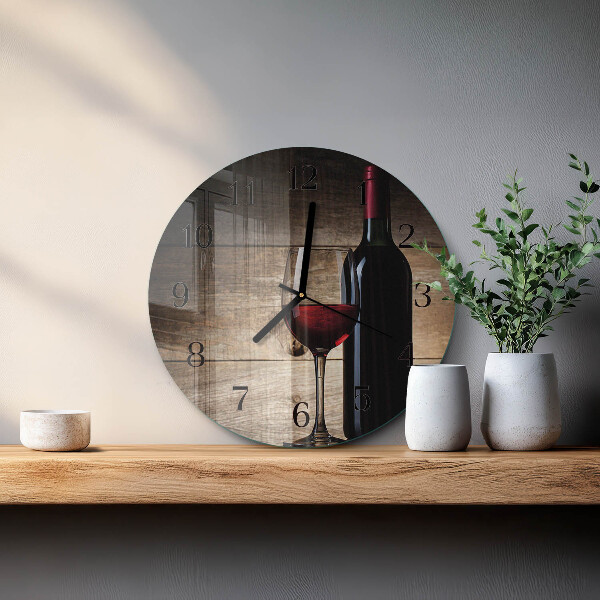 Orologio rotondo Vino