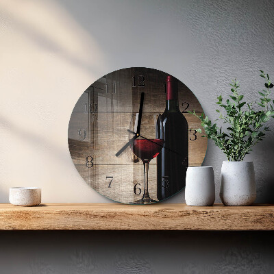 Orologio rotondo Vino