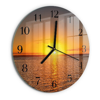 Orologio rotondo Tramonto