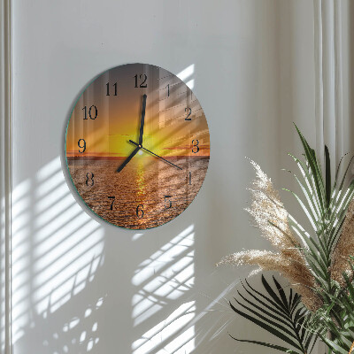 Orologio rotondo Tramonto